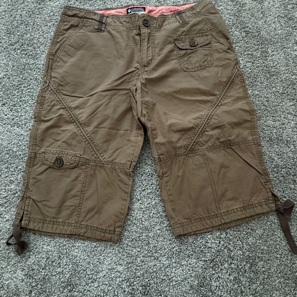 Brown Cargo Shorts